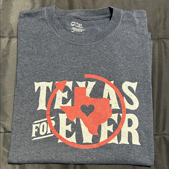 Texas For Ever Heather Gray T-Shirt - Picture 1 of 2